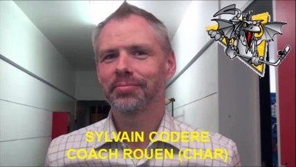 HH 2015-12-12 Hockey D2 - Interview Sylvain Codèrel Coach de Rouen CHAR - Clermont _VS_Rouen CHAR