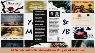 Read  At Work with Grotowski on Physical Actions EBooks Online