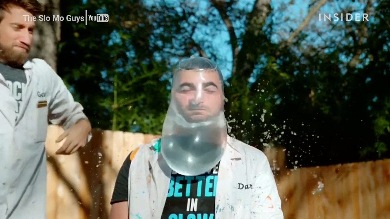 Condom Full of Water on your Head - Very Funny