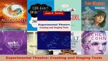 Download  Experimental Theatre Creating and Staging Texts EBooks Online