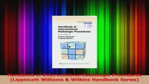 Handbook of Interventional Radiologic Procedures Lippincott Williams  Wilkins Handbook Download
