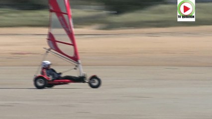 Morbihan:  Kitesurf Char à voile à Penthievre plage  - Paris Bretagne Télé