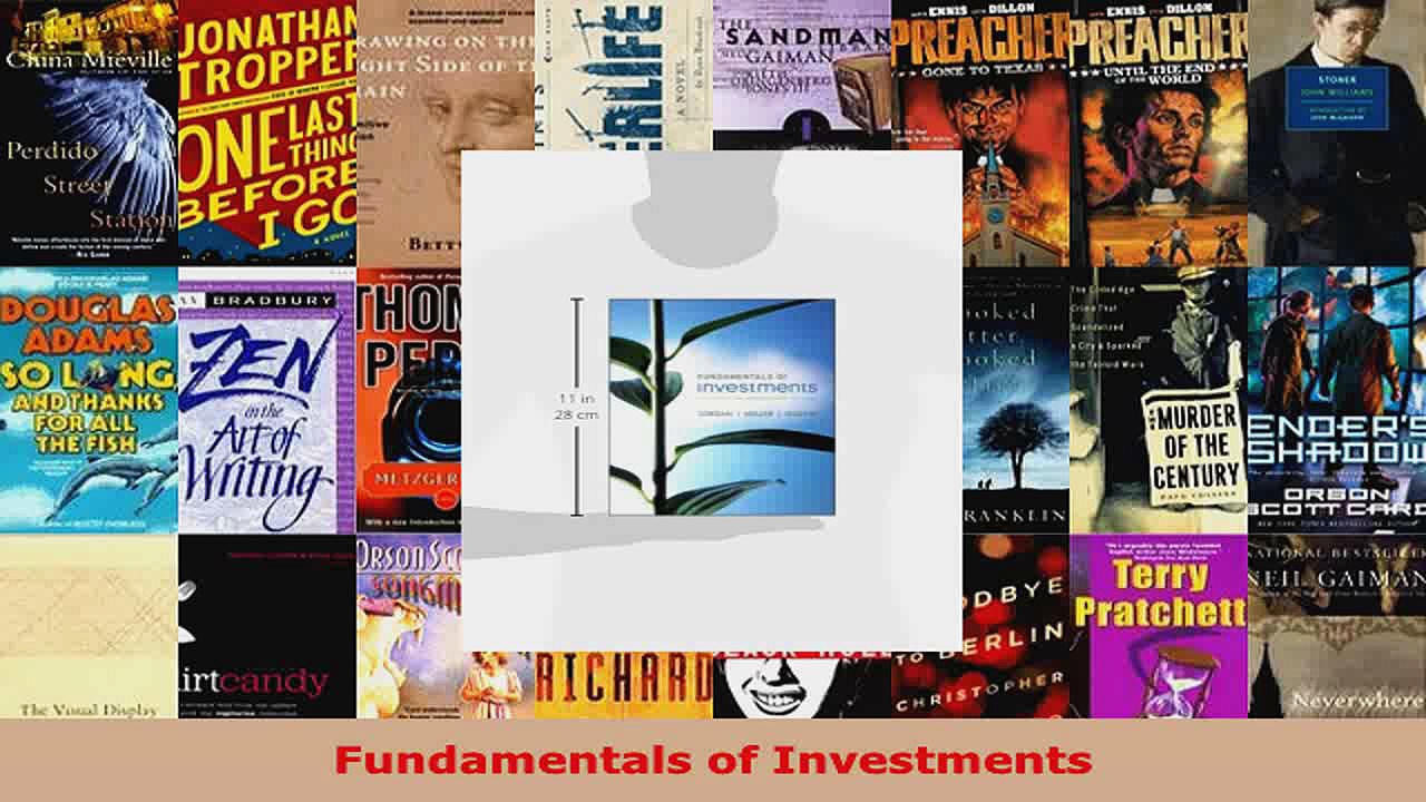 Download  Fundamentals of Investments EBooks Online