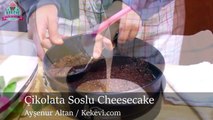 Hangi dilimi isterdiniz? / Çikolata Soslu Cheesecake Şöleni | Ayşenur Altan