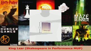 Read  King Lear Shakespeare in Performance MUP PDF Online