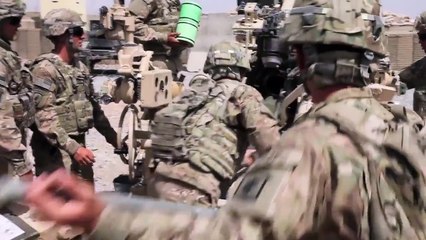 173rd Airborne Artillery Live Fire FOB Shank Afghanistan