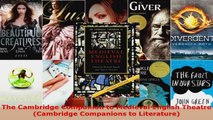 Read  The Cambridge Companion to Medieval English Theatre Cambridge Companions to Literature Ebook Free