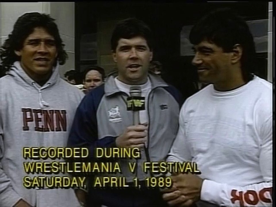 WWF Wrestlemania V  - Strike Force Bonus Interview