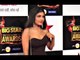 Ishita Sharma Adjusting Her Dress To Cover Her Huge Assets At BIG Star Entertainment Awards 2015