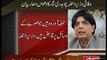 Ch. Nisar again lashes out at Sindh govt. over Rangers powers extension issue
