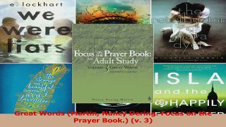 Great Words Martin Nancy Dering Focus on the Prayer Book v 3 PDF