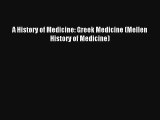 Download Geschichte der Medizin: die Griechische Medizin Mellen Geschichte der Medizin Ebook Kostenlos