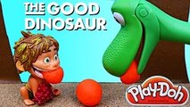 The Good Dinosaur Ultimate Arlo and Spot Toys Fight Over Play Doh Orange with Vivian and S