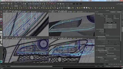 Audi R8 Modeling Tutorial Maya 2014 Clip29-22
