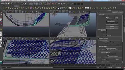 Audi R8 Modeling Tutorial Maya 2014 Clip31-25