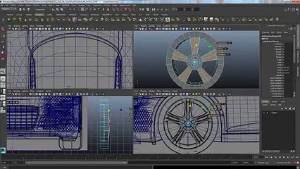 Audi R8 Modeling Tutorial Maya 2014 Clip44-39