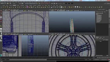Audi R8 Modeling Tutorial Maya 2014 Clip47-42