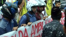 Massa Desak Polda Riau Ambil Alih Kasus Dugaan Korupsi Seragam Sekolah di Disdik Kampar