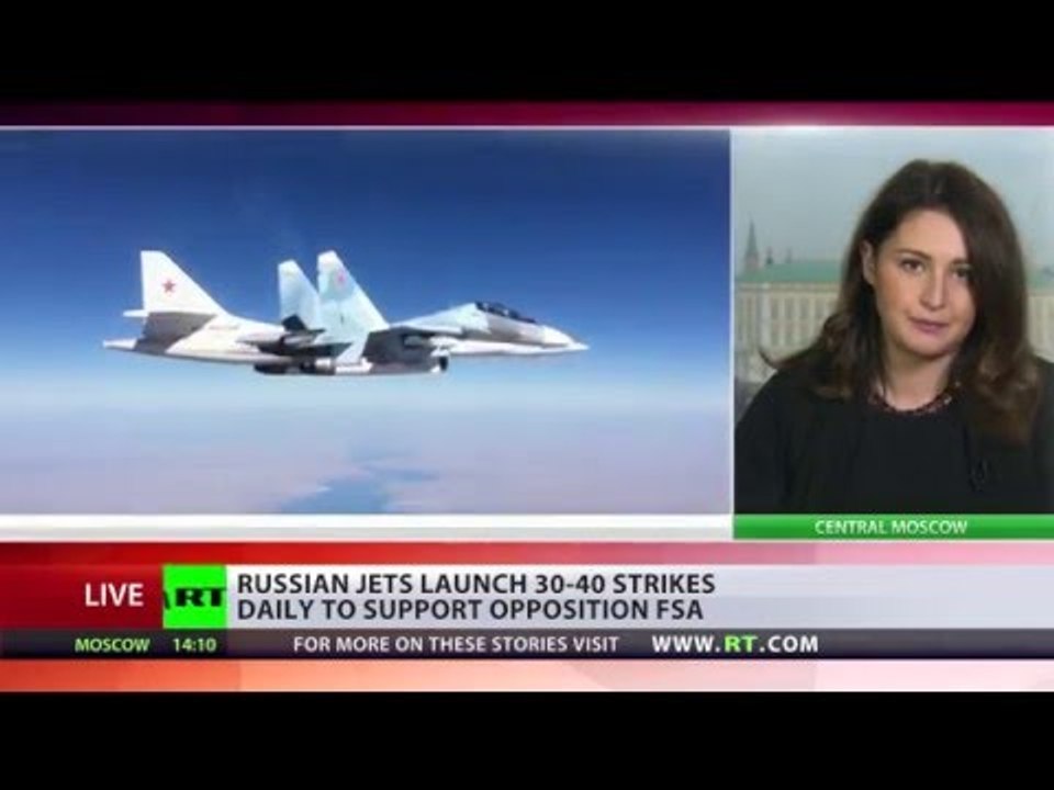 FSA Support: Russia launches 40 airstrikes daily to aide Syrian opposition fighting terrorism