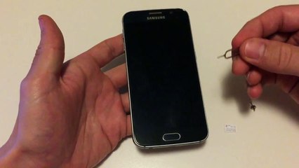 Samsung Galaxy S6: How to Insert Sim Card