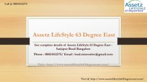 Assetz LifeStyle 63 Degree East - Sarjapur Road Bangalore - Price, Review, Floor Plan - Call @ 08033512375