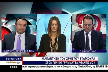 Ο Χρήστος Σταϊκούρας απαντά για την καθυστέρηση των αθλητικών έργων