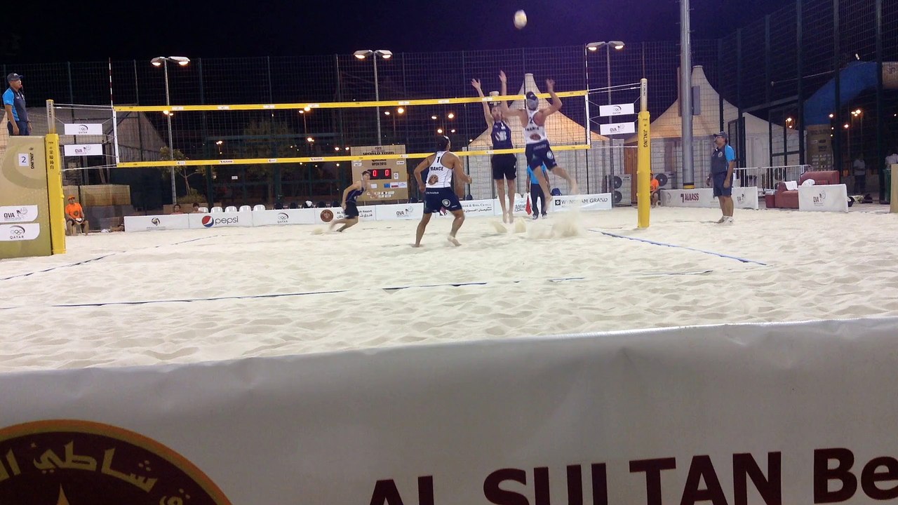 1 RK vs Bryl/Kujawiak POL 2-0 (25-23, 21-18)