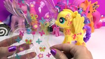 MLP POP My Little Pony Design A Pony Fluttershy Kit Playset Toy Unboxing Rainbow Dash Hair