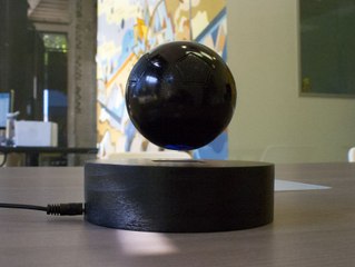 Incredible levitating speaker system Space Age Speaker