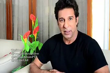 Waseem akram about imran khan and pti
