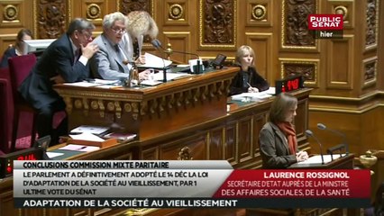 Commission mixte paritaire sur le projet de loi sur  l'adaptation de la société au vieillissement - Les matins du Sénat