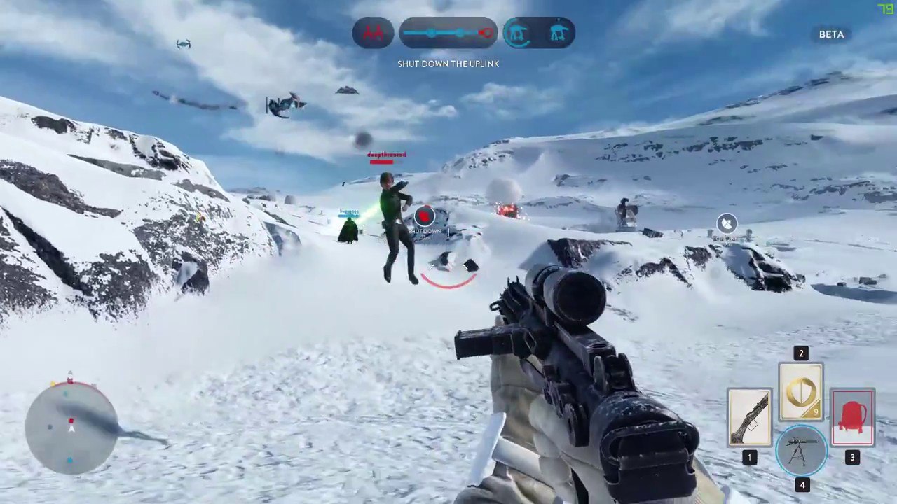 RIP Luke Skywalker (Star Wars Battlefront)