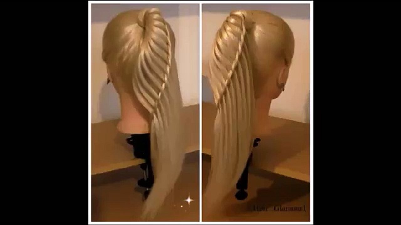 Side-WaterFall-PonyTail--Hair-Tutorial--HairGlamour new