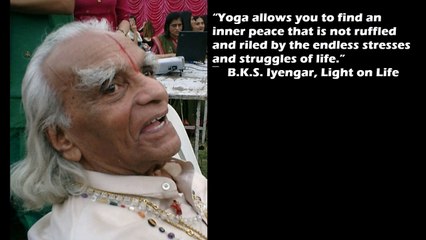 BKS Iyengar Google Doodle. 97th Birthday of Iyengar Yoga Founder