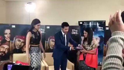 Sanam Jung learned some dance moves from Varun Dhawan