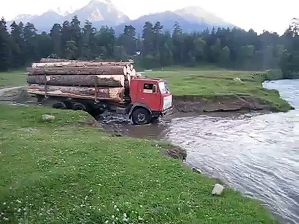 Brave truck driver