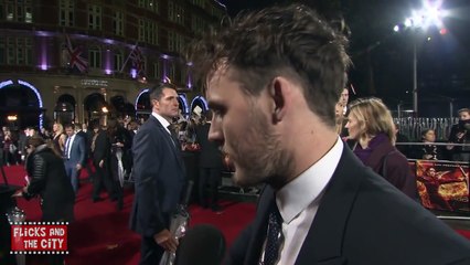 The Hunger Games Mockingjay Part 2 UK Premiere Interviews - Jennifer Lawrence, Josh Hutche