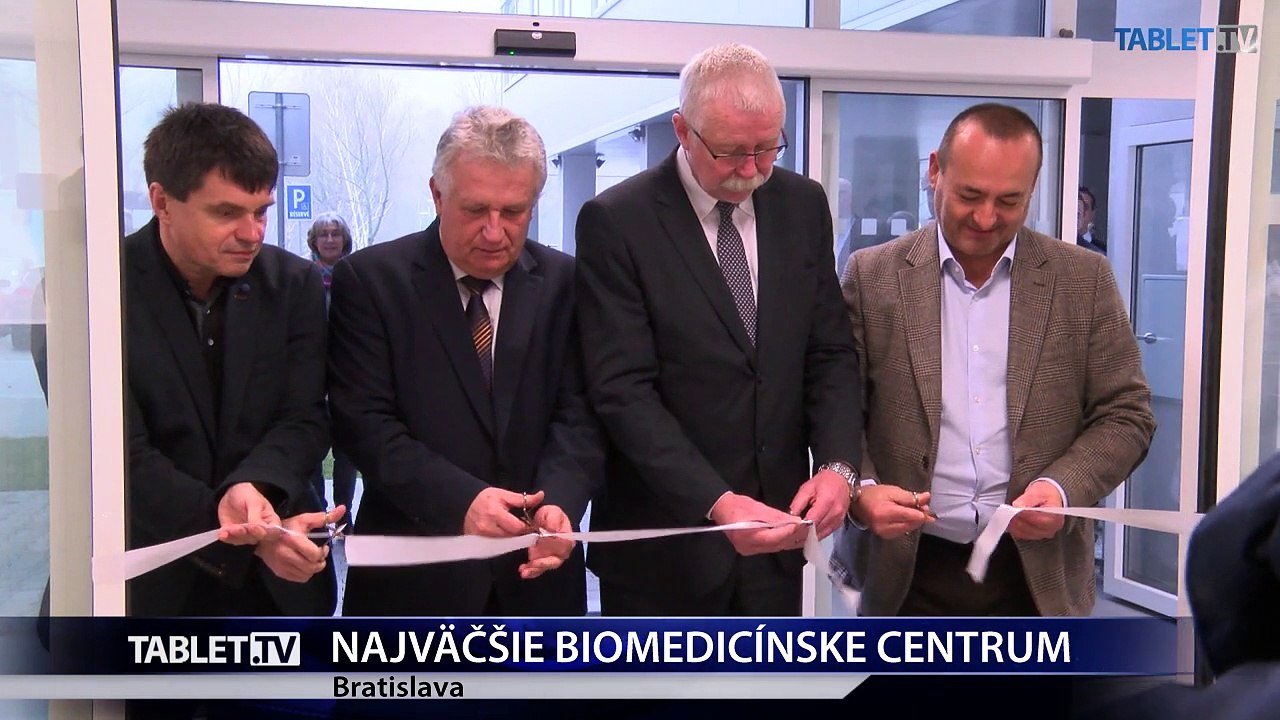 Vedci slávnostne otvorili Univerzitný vedecký park pre biomedicínu