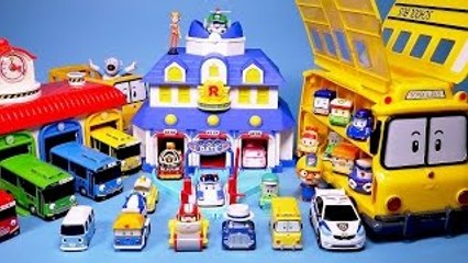 Robocar Poli rescue station & Tayo the little bus 로보카폴리 구조본부와 타요 �
