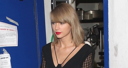 Taylor Swift at LAX after wrapping up 1989 tour in Australia