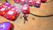 Lightning McQueen Cars with Iron Man EPIC SMASH PARTY! ( Pixar Cars + The Avengers )