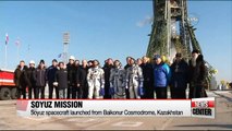 Soyuz rocket blasts with crew for ISS mission