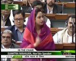 Harsimrat Kaur Badal Speech in Lok Sabha