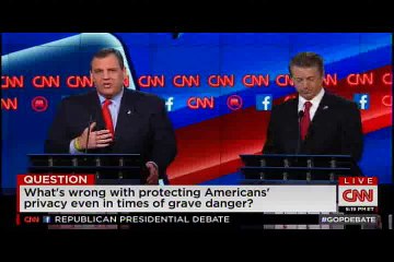 Christie hits Rubio and Cruz for constantly mastur-debating