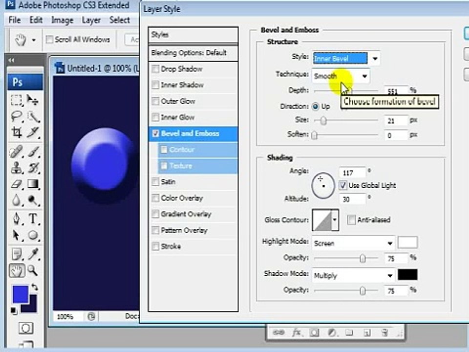Using the Bevel Feature in Layers video Dailymotion
