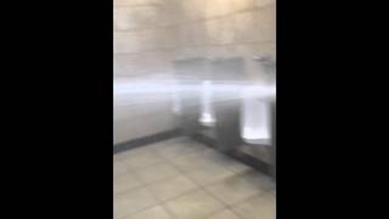 OMG !! Broken Urinal, Never Seen Before.