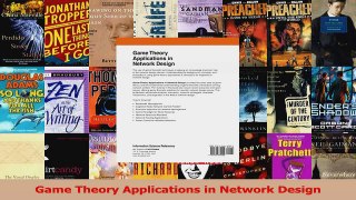 PDF Download  Game Theory Applications in Network Design PDF Full Ebook