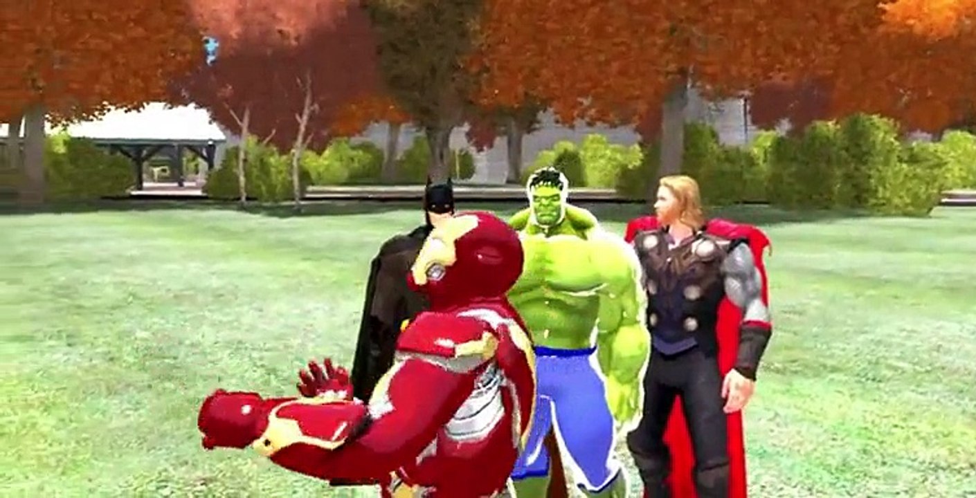 Super Hero Marvel Iron Man Batman Hulk Kids Nursery Rhymes & SuperHeroes Nursery Rhymes