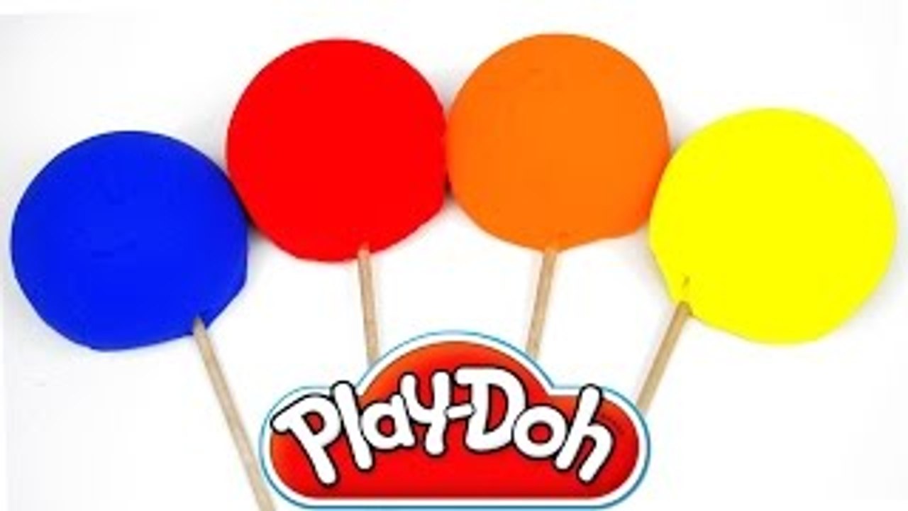 Lollipop Play Doh Surprise Eggs Hulk Spongebob Batman Hello Kitty Superman MLP Toys