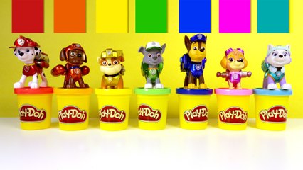 LEARN TO COUNT WITH THE PAW PATROL PLAY DOH BALLOON COUNTING CHALLENGE